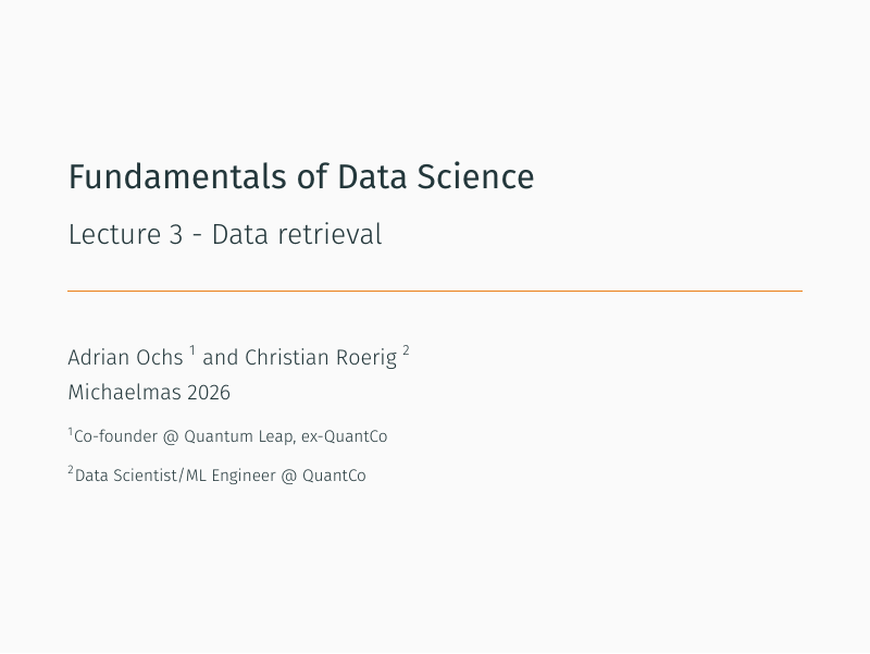 Data retrieval